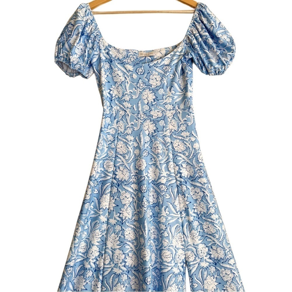 SMITH & QUINN Flowy Stretchy Floral Romantic Feminine Elizabeth Maxi Dress Sz XS - Picture 8 of 11